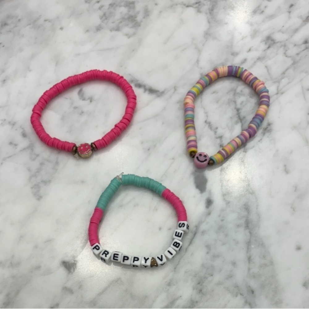 Colorful Kids Beaded Bracelet Set